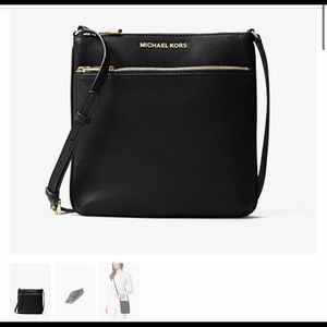 Michael Kors Riley Pebbled Leather Crossbody